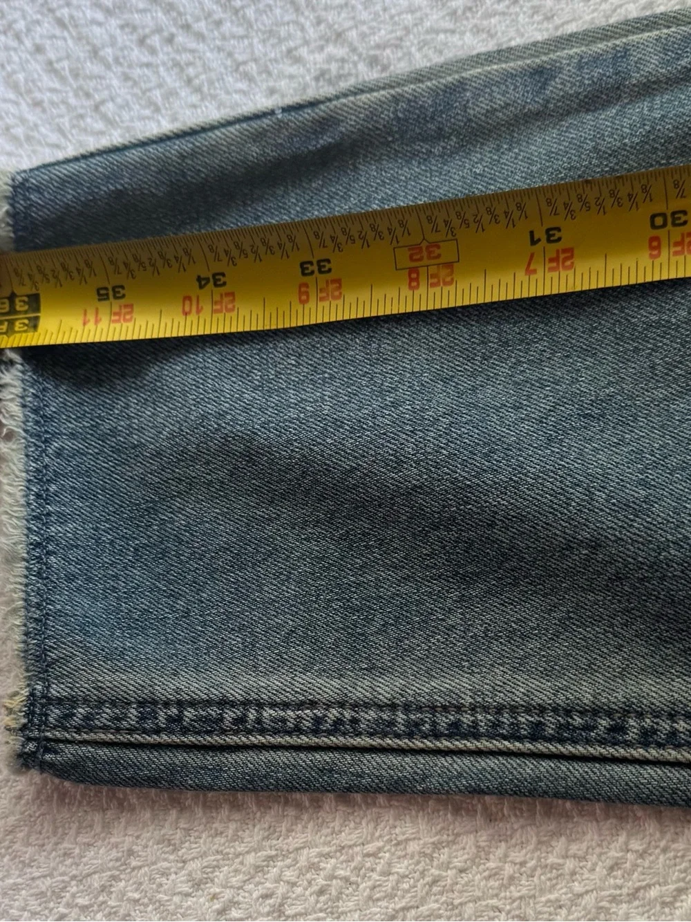 GAP Men's Slim Straight Jeans - Faded Blue Denim